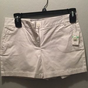 NWT white shorts. Inseam 4.5”